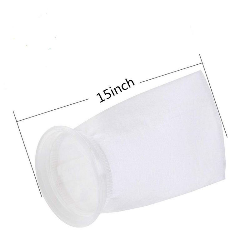Honritone 4 Inch Ring by 15 Inch Long Filter Socks 5 Micron - Aquarium Sump Pond Felt Fabric Filter Bag - 3 Pack (5 Micron) - Image 5